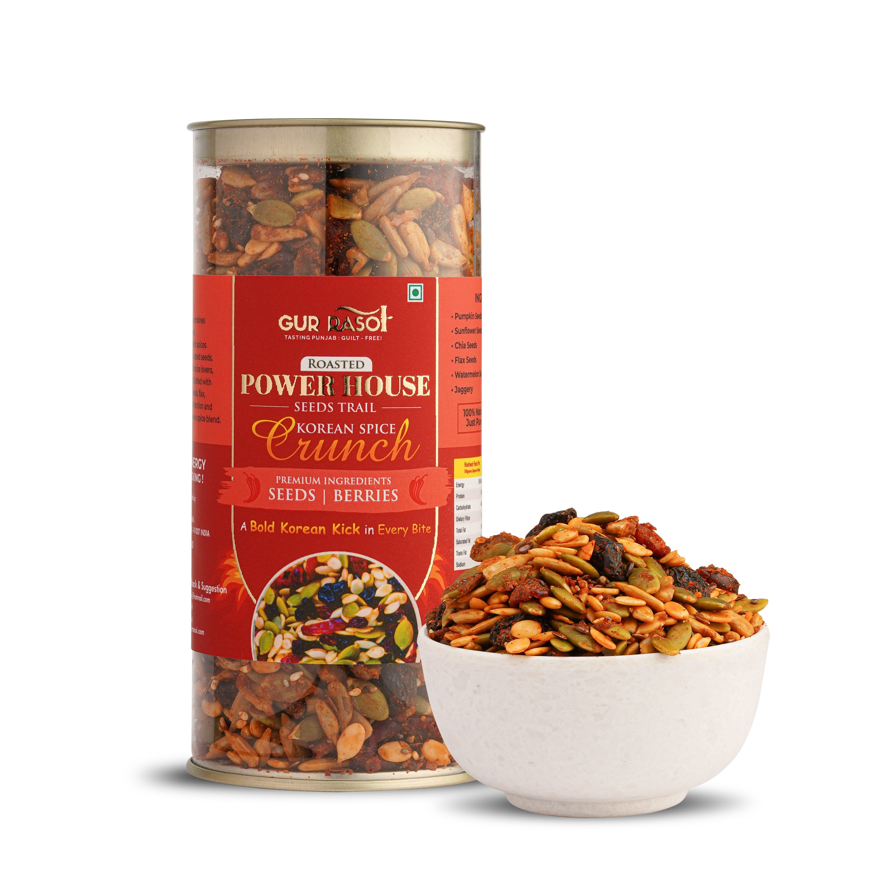 Seeds & Berries Trail- Korean Spice Flavour | Roasted